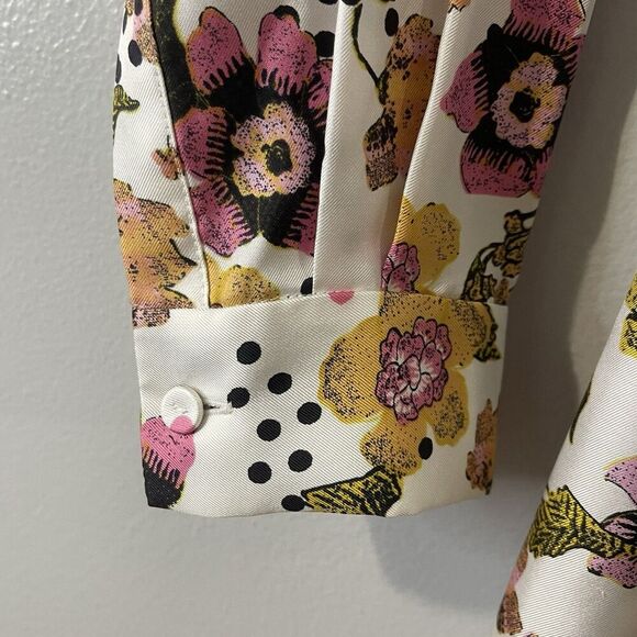 DIANE VON FURSTENBERG Prita Printed Silk-twill Mini Shirt Dress Size 12 DVF - Picture 5 of 14